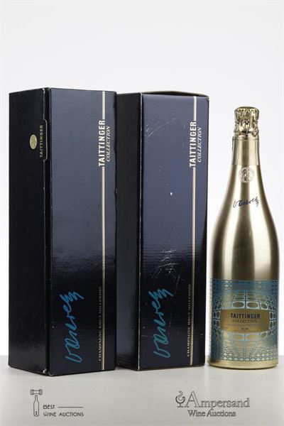 TAITTINGER COLLECTION VASARELY 1978 - Taittinger - 2 Bottles - Oc1