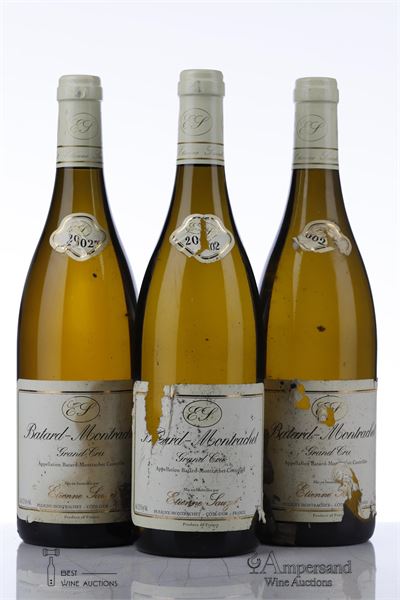 BATARD MONTRACHET 2002 - Etienne Sauzet - 3 Bottles