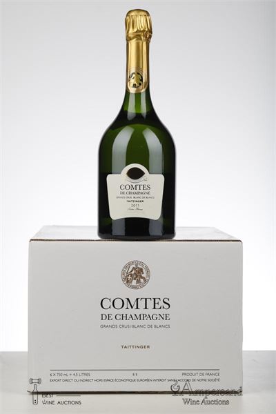 TAITTINGER COMTES DE CHAMPAGNE BLANC DE BLANCS 2011 - Taittinger - 6 Bottles - Oc 6
