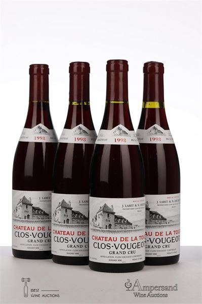 CLOS VOUGEOT 1998 - Chateau de la Tour - 4 Bottles