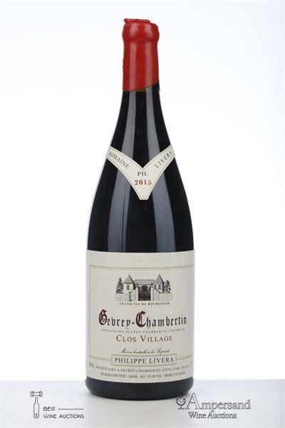 GEVREY CHAMBERTIN CLOS VILLAGE 2015 - Philippe Livera - 1 Magnum