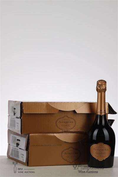 LAURENT PERRIER GRANDE CUVEE ALEXANDRA ROSE 2004 - Laurent Perrier - 6 Bottles - Oc 3