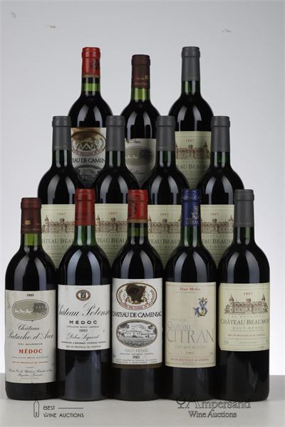 LOT BORDEAUX MEDOC MIXED - Mc - 12 Bottles