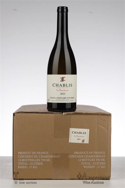 CHABLIS EN BOUCHERAN 2023 - Eleni et Edouard Vocoret - 12 Bottles - Oc 12