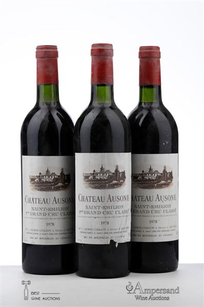 AUSONE 1978 - 3 Bottles