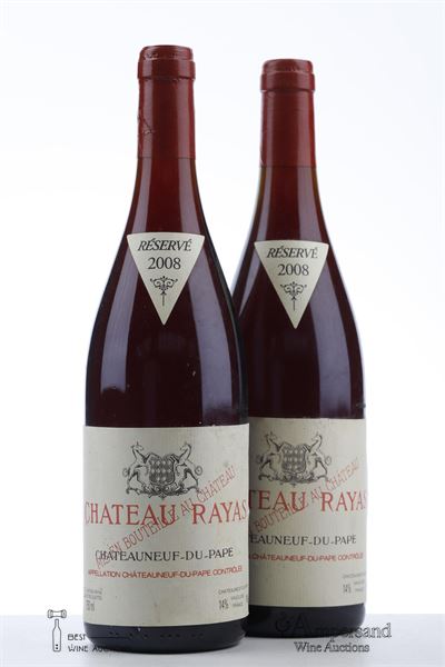 CHATEAUNEUF DU PAPE RAYAS 2008 - Reynaud - 2 Bottles