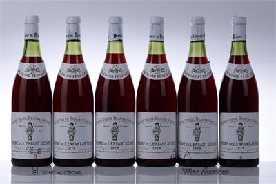 BEAUNE GREVES VIGNE DE L'ENFANT JESUS 1979 - Bouchard - 12 Bottles - Owc 12