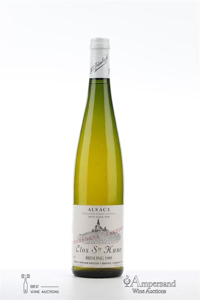 RIESLING CLOS STE HUNE VENDANGES TARDIVES 1989 - Trimbach - 1 Bottle