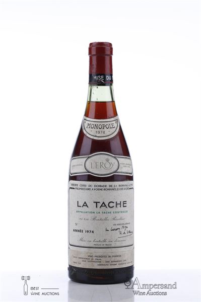 LA TACHE 1974 - Domaine de la Romanee Conti - 1 Bottle