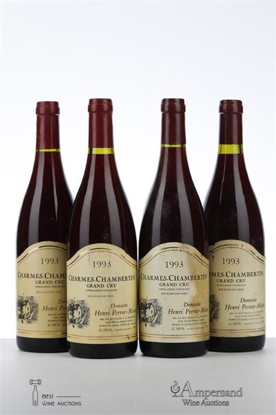 CHARMES CHAMBERTIN 1993 - Perrot Minot - 4 Bottles
