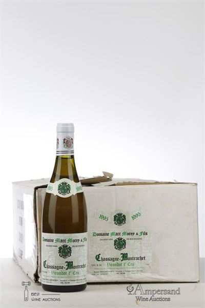 CHASSAGNE MONTRACHET BLANC VIRONDOT 1995 - Marc Morey - 12 Bottles - Oc 12