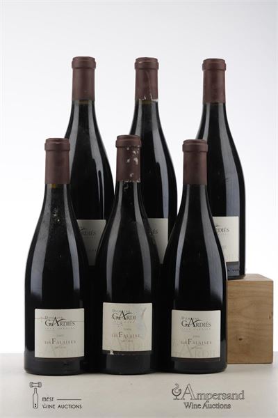 COTES DU ROUSSILLION VILLAGES LES FALAISES 1*2004 + 2*2006 + 2*2007 + LA TORE 2006    - Domaine Gardies - 6 Bottles