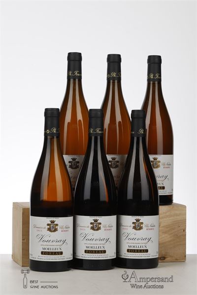 VOUVRAY MOELLEUX RESERVE DOMAINE DU CLOS NAUDIN 2015 - Foreau - 6 Bottles
