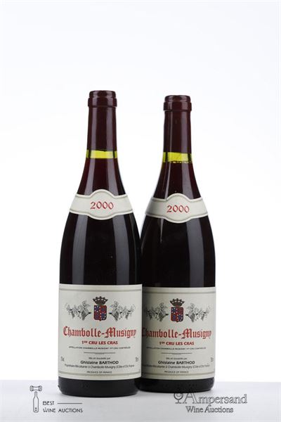 CHAMBOLLE MUSIGNY LES CRAS 2000 - Ghislaine Barthod - 2 Bottles