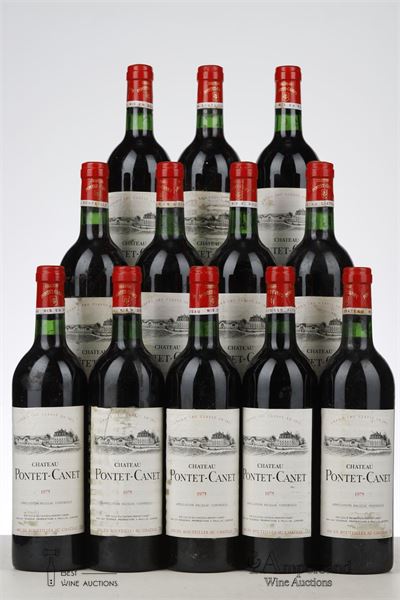 PONTET CANET 1975 - Mc - 12 Bottles