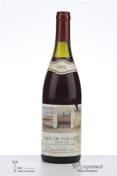 CLOS VOUGEOT 1993 - Jean Raphet - 1 Bottle