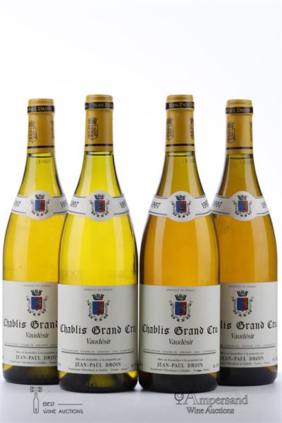 CHABLIS VAUDESIR 1997 - Jean Paul Droin - 4 Bottles