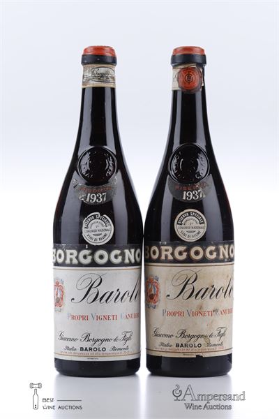 BAROLO RISERVA 1937 - Giacomo Borgogno - 2 Bottles