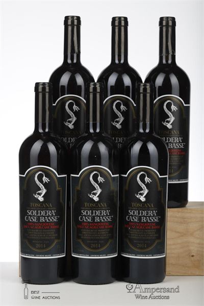 100% SANGIOVESE CASE BASSEE 2014 - Soldera - 6 Bottles