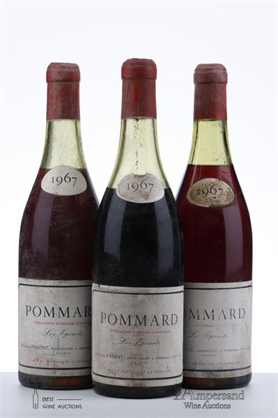 POMMARD LES EPENOTS 1967 - Parent - 3 Bottles