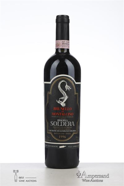 BRUNELLO DI MONTALCINO RISERVA 1996 - Soldera - 1 Bottle