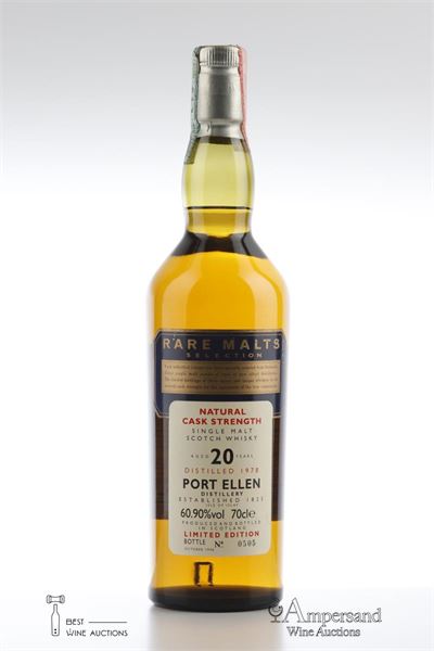 1978 PORT ELLEN CASK STRENGTH 20 Y - Rare Malts Selection - Alc 60,9% - 1 Bottle