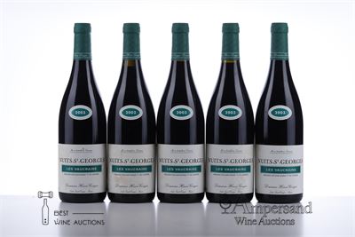 NUITS ST GEORGES LES VAUCRAINS 2003 - Henri Gouges - 5 Bottles