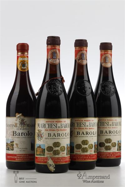 BAROLO 3*60TIES + 1*70TIES MIXED - Marchesi di Barolo - 4 Bottles