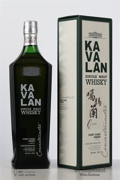 KAVALAN CONCERTMASTER PORT CASK FINISH  - Alc 40% 1 Bottle