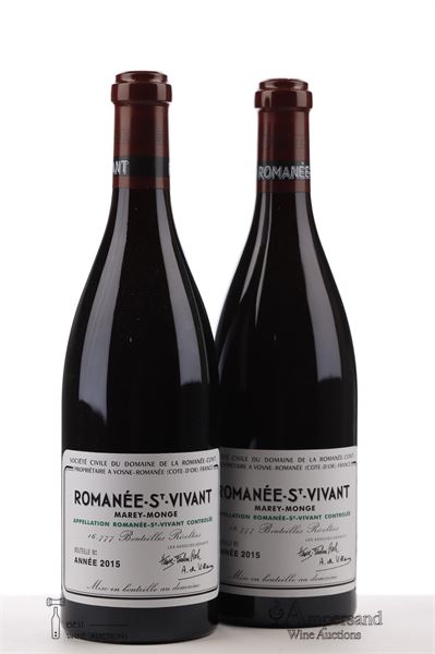 ROMANEE ST VIVANT 2015 - Domaine de la Romanee Conti - 2 Bottles
