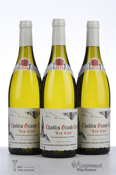 CHABLIS LES CLOS 2018 - Vincent Dauvissat - 3 Bottles