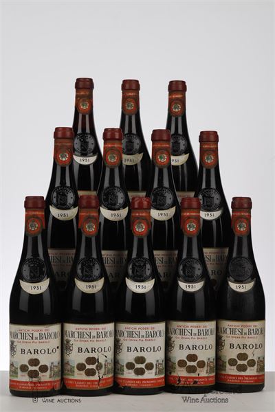 BAROLO 1951 - Marchesi di Barolo - 12 Bottles