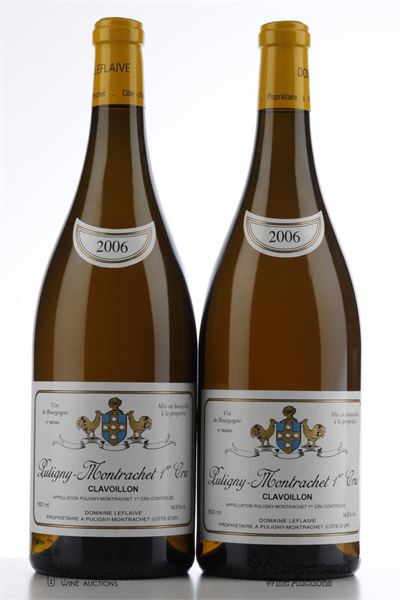 PULIGNY MONTRACHET CLAVOILLON Domaine Leflaive 2006 - 2 Magnums