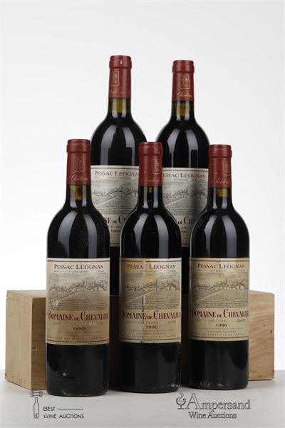 DOMAINE DE CHEVALIER 1990 - Mc - 5 Bottles