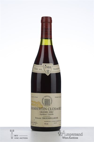 CHAMBERTIN CLOS DE BEZE 1988 - Drouhin Laroze - 1 Bottle