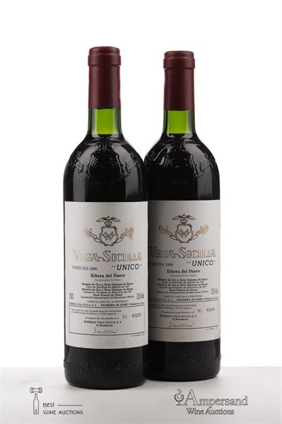 VEGA SICILIA UNICO 1980 - Vega Sicilia - 2 Bottles