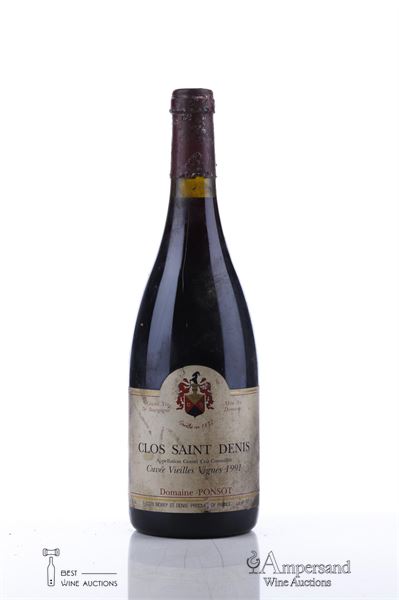 CLOS ST DENIS VIEILLES VIGNES 1991 - Ponsot - 1 Bottle