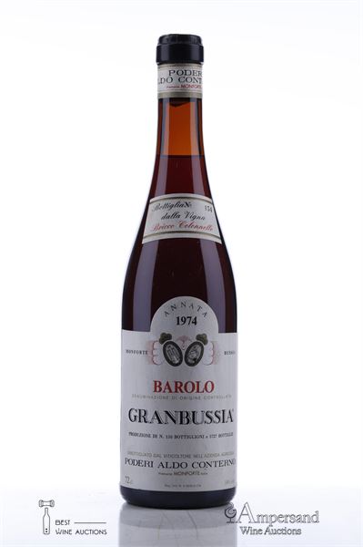 BAROLO GRANBUSSIA BRICCO COLONNELLO 1974 - Aldo Conterno - 1 Bottle