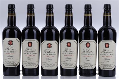 MADEIRA BELEMS VERDELHO RESERVA 1934 - Belem's - Mise en bouteille par l'Importateur - 6 Bottles