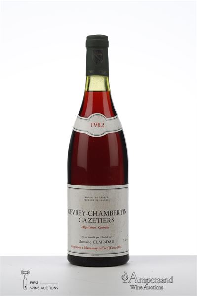 GEVREY CHAMBERTIN CAZETIERS 1982 - Clair Daü - 1 Bottle