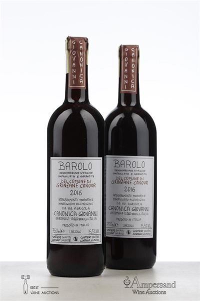 BAROLO DEL COMUNE GRINZANE CAVOUR 2016 - Giovanni Canonica - 2 Bottles