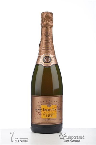 VEUVE CLICQUOT VINTAGE ROSE RESERVE 1998 - Veuve Clicquot - 1 Bottle