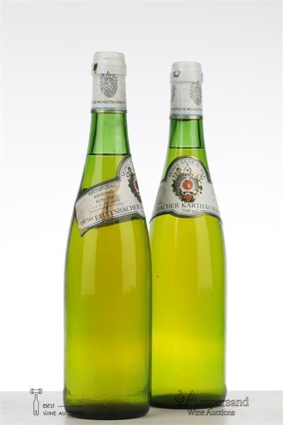 EITELSBACHER RIESLING KRONENBERG AUSLESE 1971 - Weingut Karthauserhof - 2 Bottles