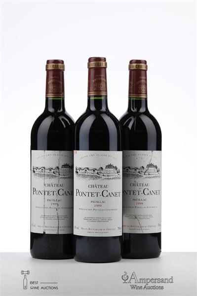 PONTET CANET 1999 - 3 Bottles