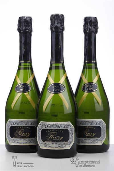 FLEURY MILLESIME BRUT 1997 - Fleury - 3 Bottles