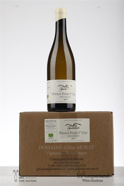 POUILLY FUISSE SUR LA ROCHE 2022 - Gilles Morat - 6 Bottles - Oc 6