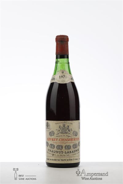 GEVREY CHAMBERTIN 1971 - Chauvot Labaume - 1 Bottle