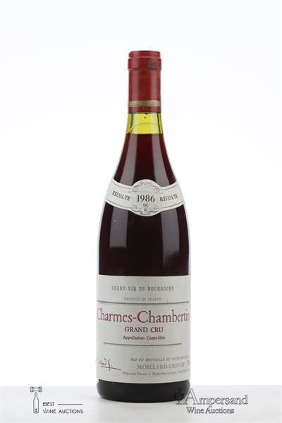 CHARMES CHAMBERTIN 1986 - Moillard Grivot - 1 Bottle