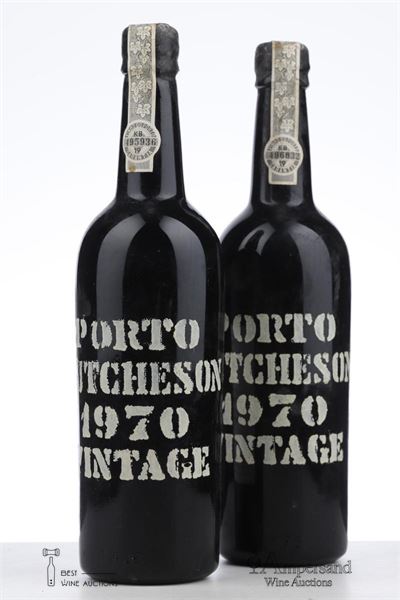 HUTCHESON VINTAGE PORT 1970 - Hutcheson - 2 Bottles