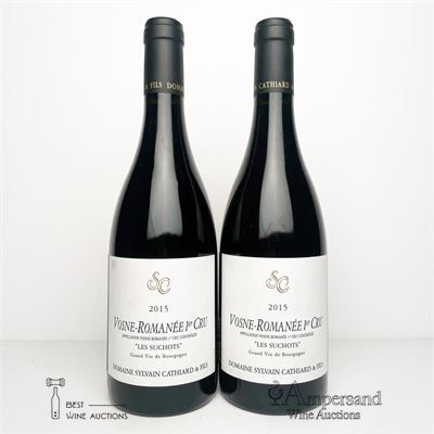 VOSNE ROMANEE LES SUCHOTS 2015 - Sylvain Cathiard - 2 Bottles